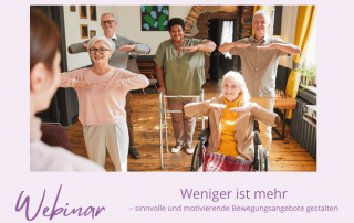 Weniger ist mehr – sinnvolle und motivierende Bewegungsangebote gestalten Weniger ist mehr – sinnvolle und motivierende Bewegungsangebote gestalten